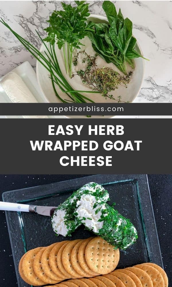 Herbed Goat Cheese Roll Appetizer Bliss