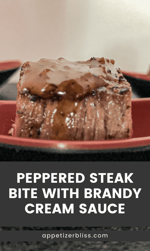 Steak Bite with Brandy Cream Sauce Appetizer Bliss
