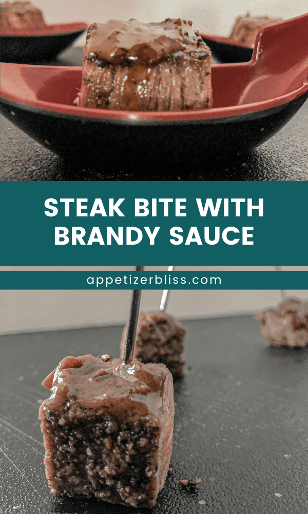 Steak Bite with Brandy Cream Sauce Appetizer Bliss