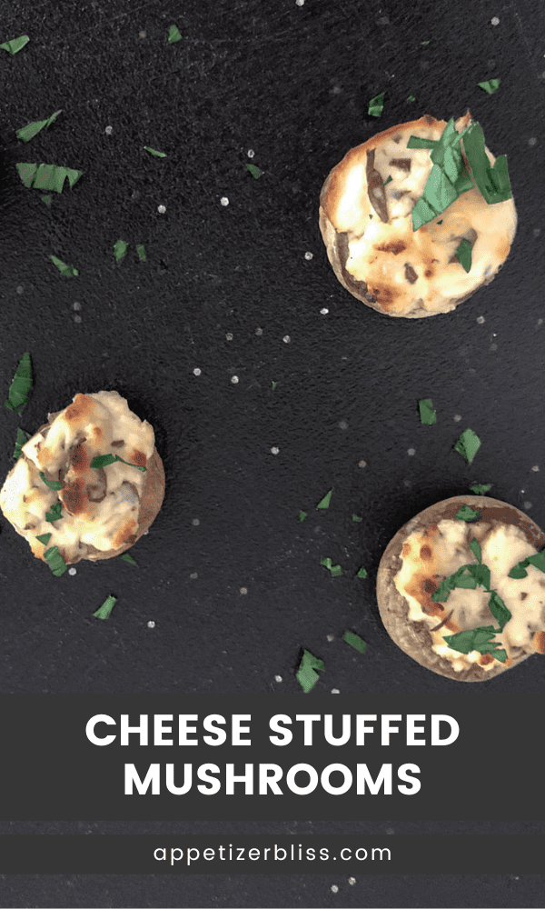Cheese Stuffed Mushrooms Appetizer Bliss