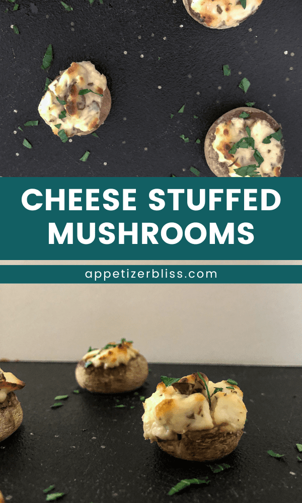 Cheese Stuffed Mushrooms Appetizer Bliss