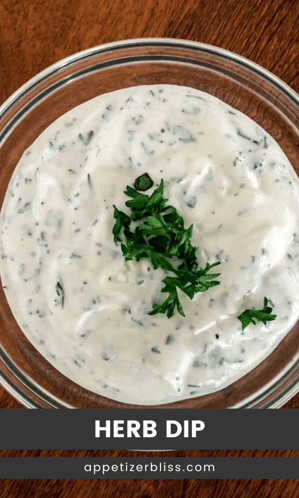 Creamy Herb Dip Appetizer Bliss