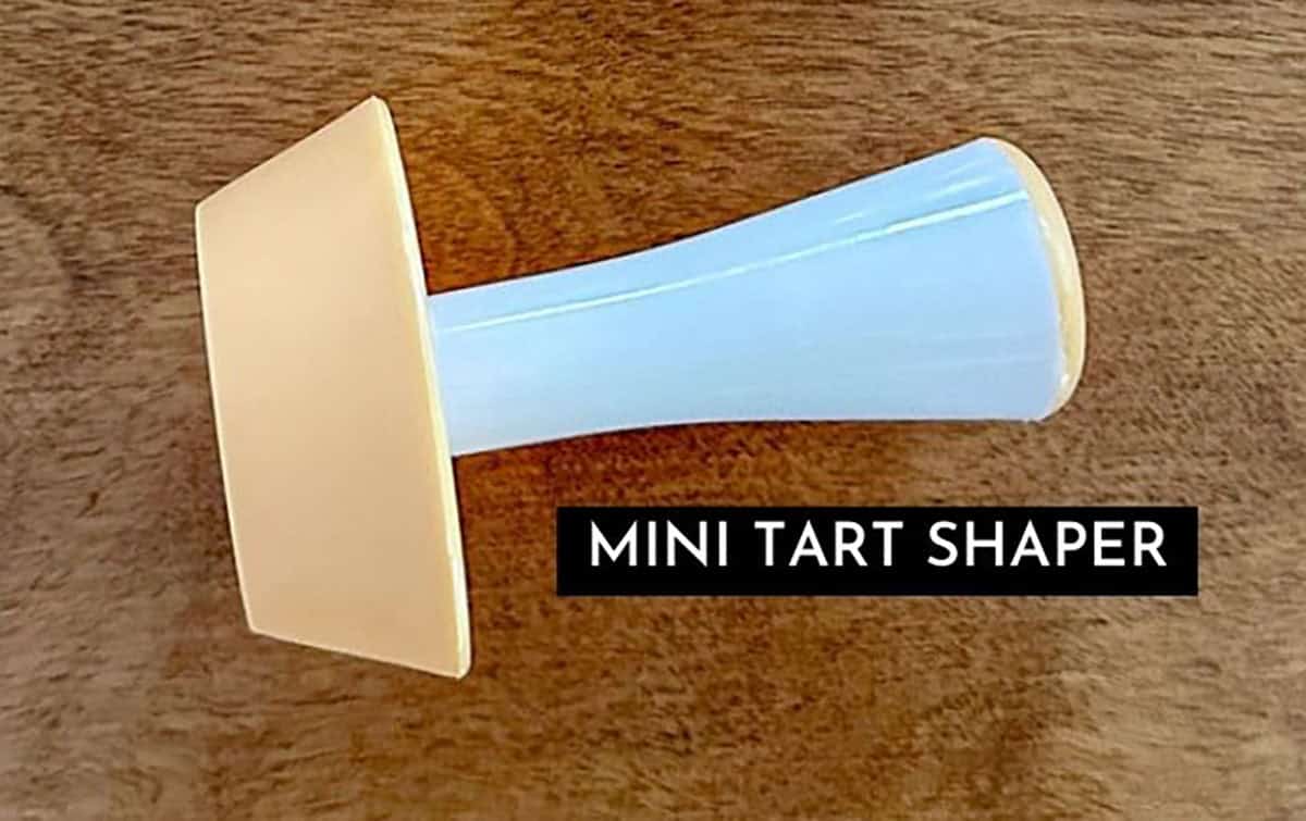 Mini tart shaper tool.
