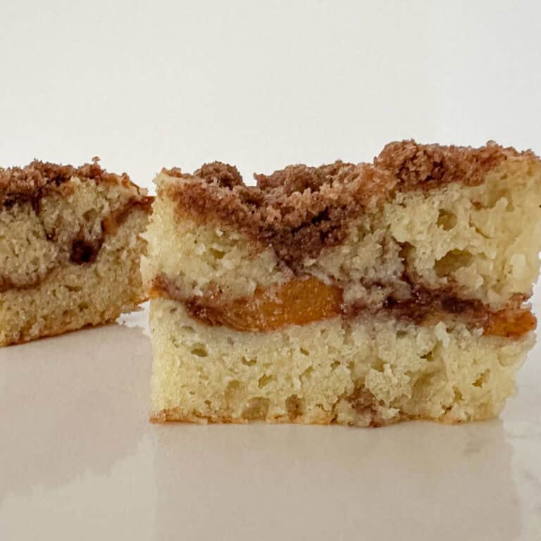 Peach Coffee Cake - For a Crowd.